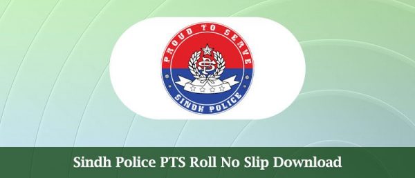 Sindh Police PTS Roll No Slip