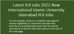 IIU Jobs 2023