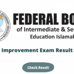 FBISE Improvement Form 2023