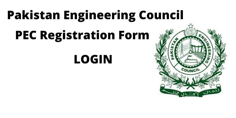 PEC Registration Portal 2022 Login