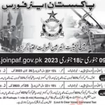Join Pakistan Air Force PAF Jobs 2023 Apply Online @www.joinpaf.gov.pk