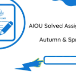 AIOU Solved Assignment 2023 FA BA MA Program Download Online PDF