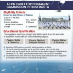 Join Pak Navy As PN Cadet 2023-A