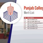 Punjab College Lahore Merit List 2023 1st year Admission