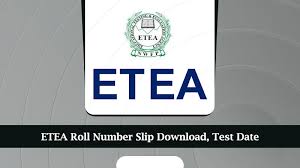 ETEA Test roll no slip
