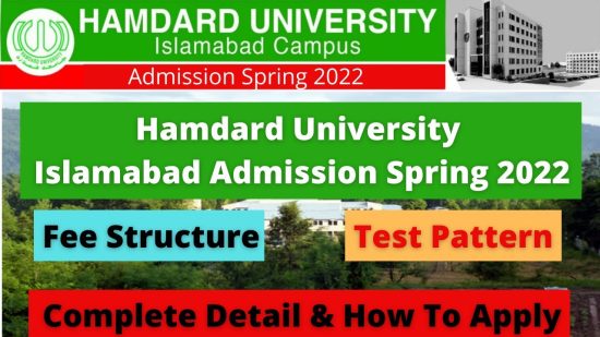 Hamdard University Admission
