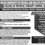 Bolan Medical College Admission 2023-23
