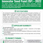 HEC Innovation Seed Fund ISF 2023
