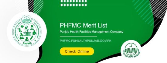 PHFMC Jobs Merit List 2024