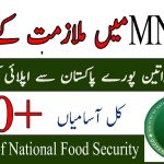Ministry of National Food Security and Research MNFSR Jobs 2023 Apply Online