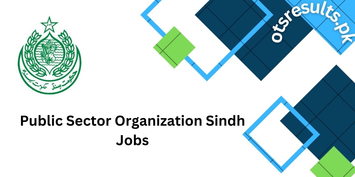 Public Sector Company Sindh Jobs 2024