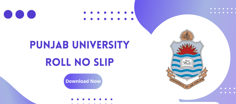 Punjab University Roll No Slip 2023 Download For BA BSc Part 1