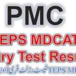 TEPS MDCAT Result 2023 Merit List Check Online @www.teps.pk