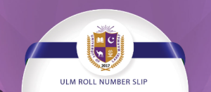 ULM Roll Number Slip 2023 Download Online