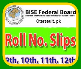 FBISE Roll No Slip 