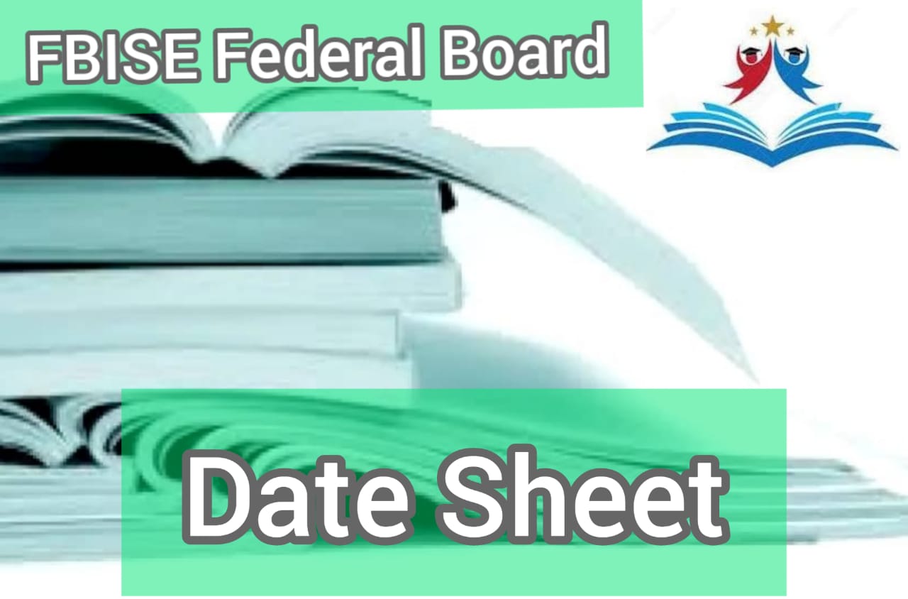Federal board 9th Class Date Sheet 2023 Check Online