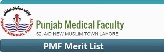 PMF Punjab Medical Faculty Merit List 2023 Download 