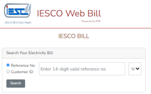 Check IESCO Duplicate Bill June 2024 Online By Name Reference No