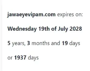 Jawa Eye Domain Expiry Date