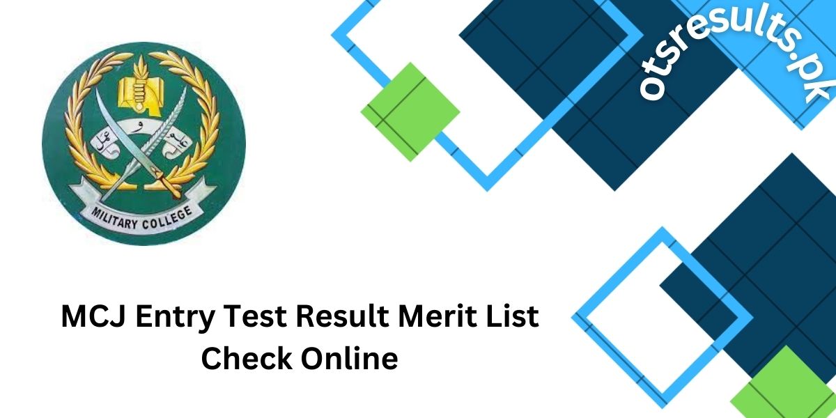 MCJ Entry Test Result 2024