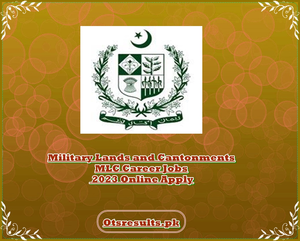 Military Lands and Cantonments MLC Career Jobs 2024 Online Apply