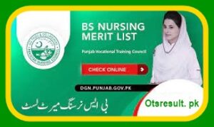 BS Nursing Merit List