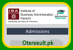 IBA Karachi Admission 2023