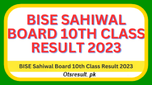 10th Class Result 2023 