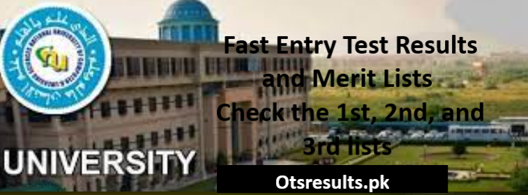 FAST-Entry-test-result-