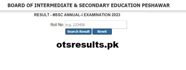 12th Class Result 2023 BISE Peshawar Check online