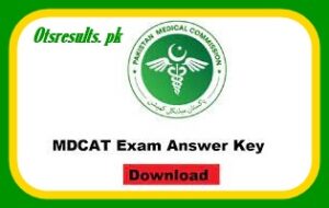 ETEA MDCAT Answer Key 2023
