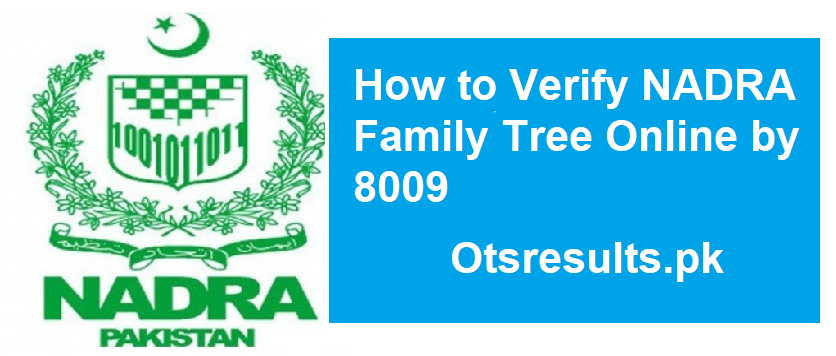 How to Verify NADRA Family Tree Online by 8009