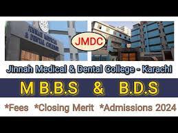JMDC Karachi Admission 2024