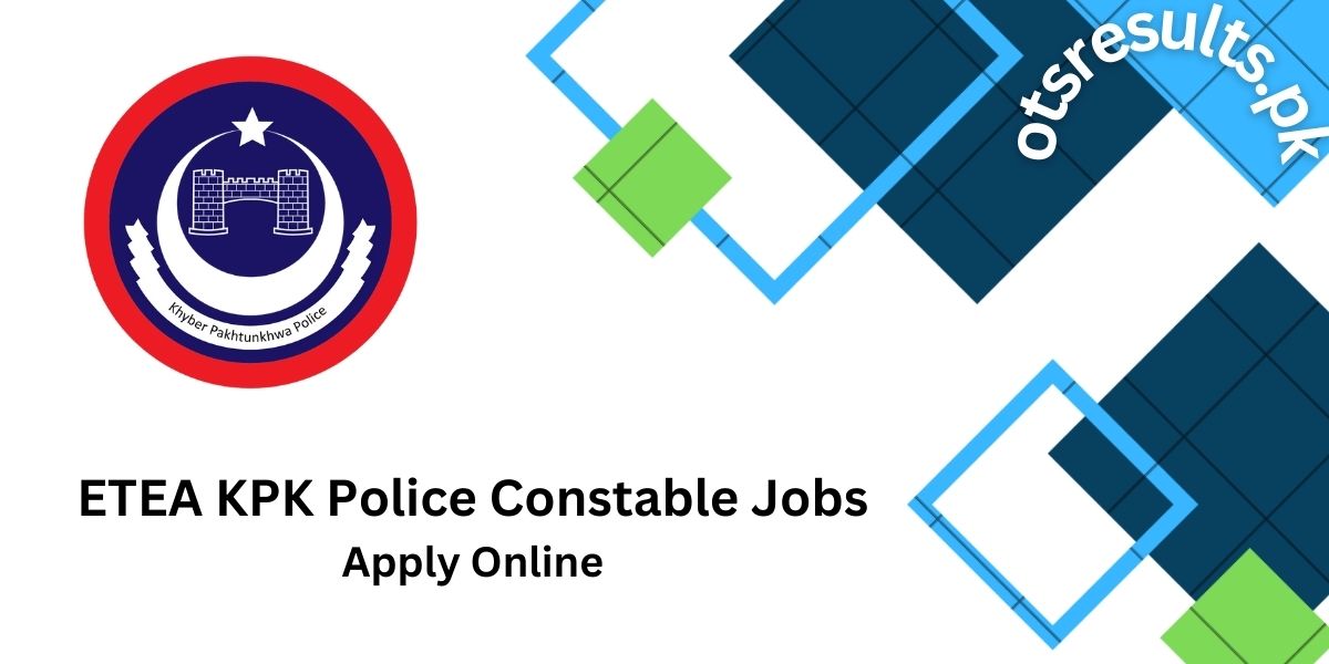 KPK Police Constable Jobs 2024