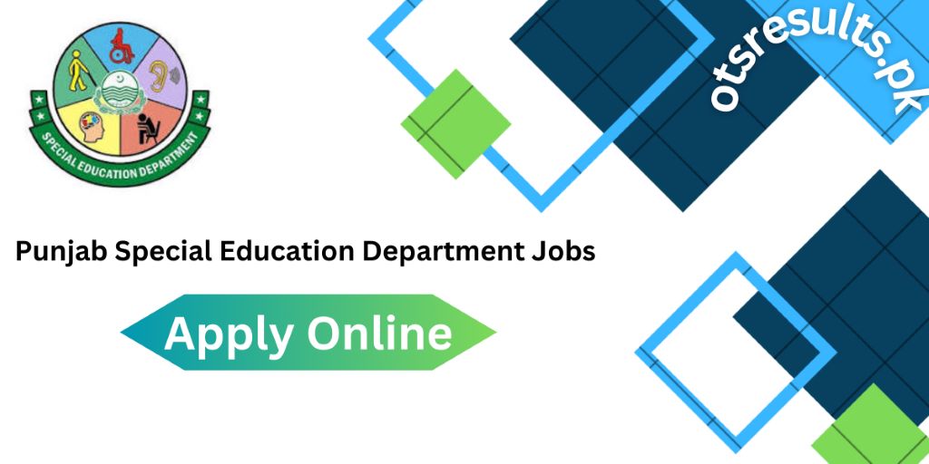 Punjab Special Education Department Jobs 2024 