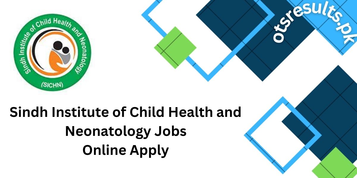 Sindh Institute of Child Health and Neonatology Jobs 2024 