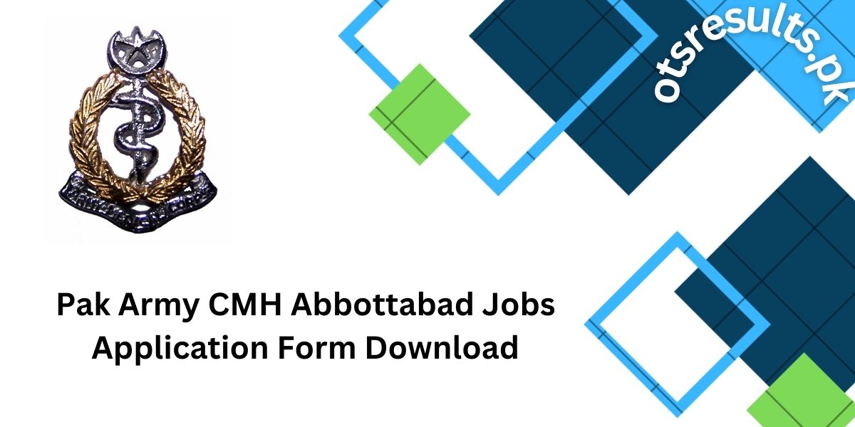 Pak Army CMH Abbottabad Jobs 2024